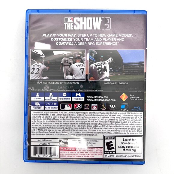 MLB The Show 19 PS4 PlayStation Game Official Major League Phillies Bryce Harper - Picture 2 of 7